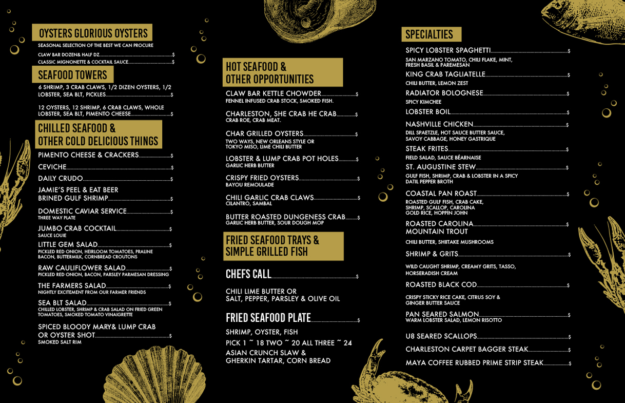 Menu Design by GLDesigns for this project | Design #16107407