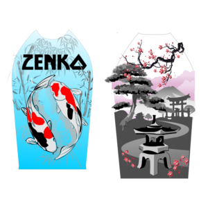 Japanese Style Short Sleeve Compression Shirt | Diseño de Camiseta por ZEKKOUR Fouzi