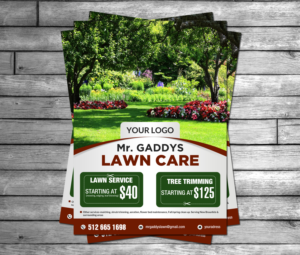 Flyer Design by debdesign for Mr Gaddys Lawn Care | Design: #16018980