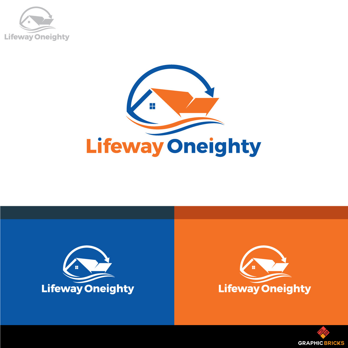 Logo Design by Graphic Bricks for Lifeway Homes | Design: #16007438