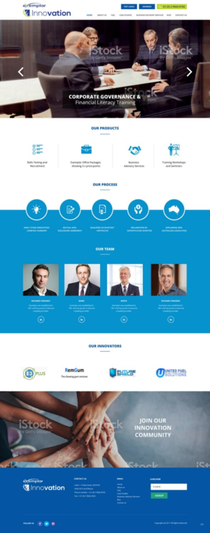 Web Design by pb for Exemplar Performance Advantage | Design: #16010550