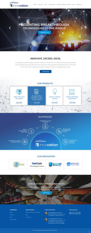 Web Design by pb for Exemplar Performance Advantage | Design: #16010552