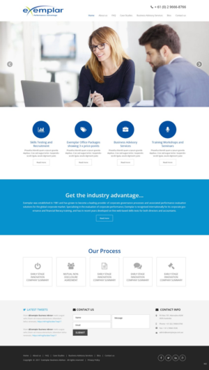 Web Design by pb for Exemplar Performance Advantage | Design: #16010553