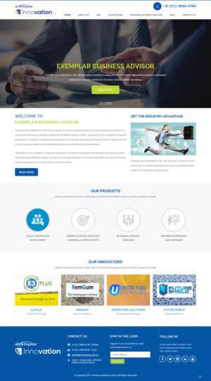 Web Design by pb for Exemplar Performance Advantage | Design: #16010563