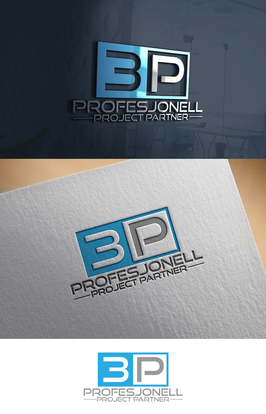 Logo Design by saeinpahore41504 for 3P Profesjonell Prosjekt Partner | Design #16008157