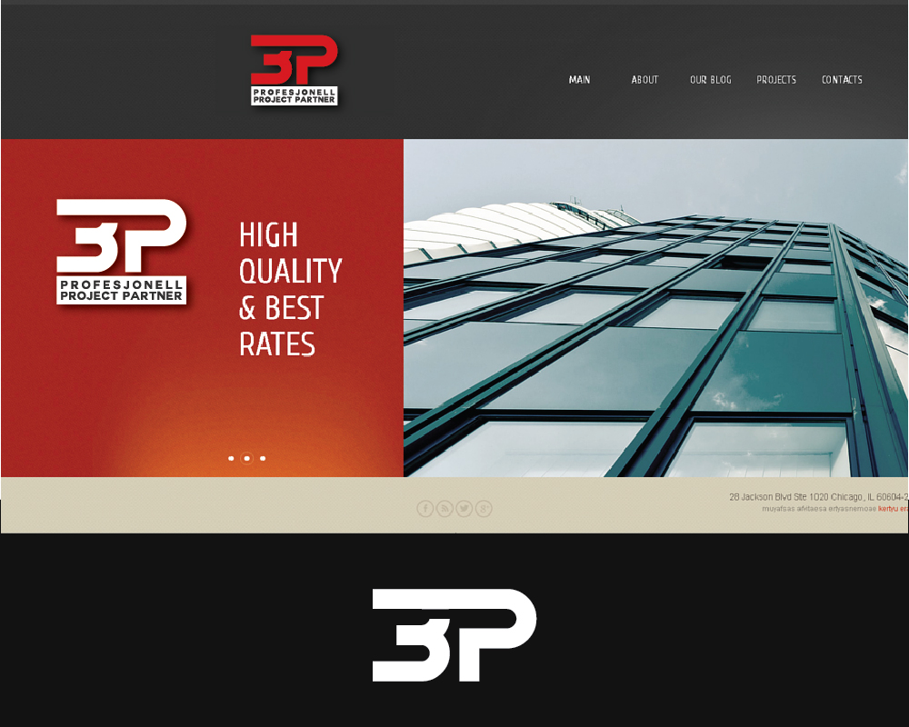 Logo-Design von Deep Night für 3P Profesjonell Prosjekt Partner | Design #16005037