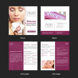 Brochure Design For Beauty Salon | Broschüren-Design von aspiremedia