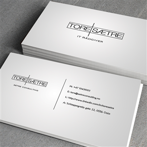 Business Card Design by junaid ahmad for Setre Consulting as | Design: #2696750
