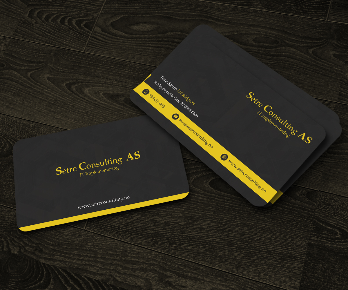 Business Card Design by E.G for Setre Consulting as | Design #2674897