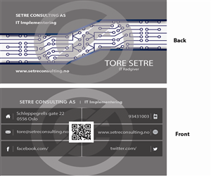 Business Card Design by Ahmer Mir for Setre Consulting as | Design: #2629459