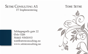 Business Card Design by dharshan daron for Setre Consulting as | Design: #2629204