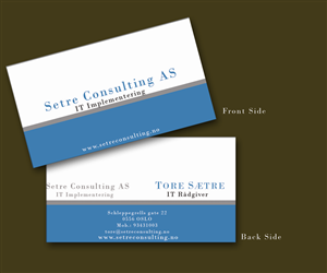 Business Card Design by Ashwini 2 for Setre Consulting as | Design #2636688