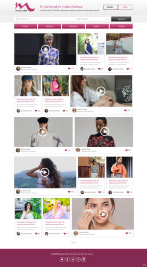 Web Design par pb pour Madaísh | Design : #16010644