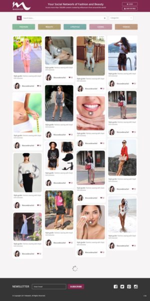 Web Design par pb pour Madaísh | Design : #16010651