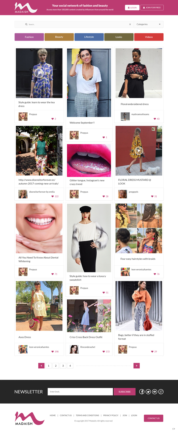 Web-Design von pb für Madaísh | Design #16010660