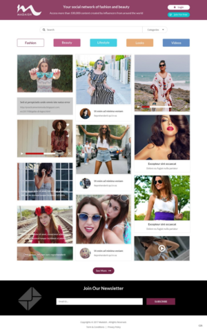 Web Design par pb pour Madaísh | Design : #16010662