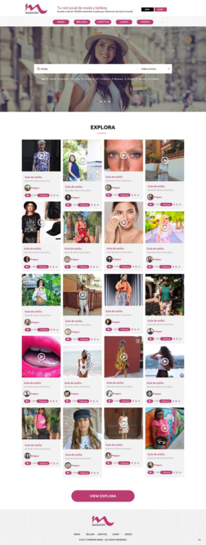 Web Design par pb pour Madaísh | Design : #16021830