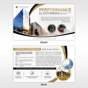 Industrial Rubber Manufacturer Trade-Show Flyer | Postkarten-Design von SAI DESIGNS