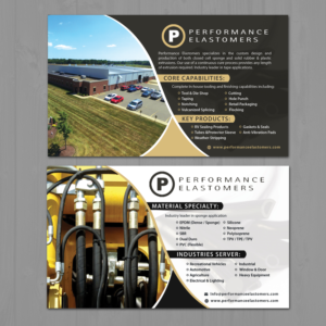 Industrial Rubber Manufacturer Trade-Show Flyer | Postkarten-Design von Schöpfer