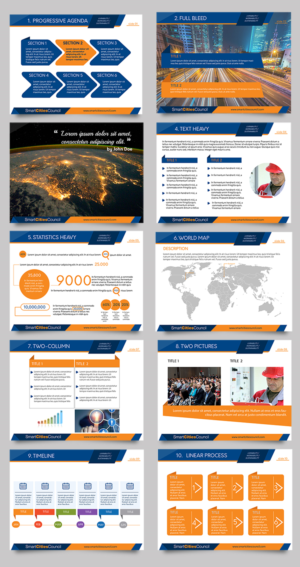 PowerPoint Design by Maria Crangasu for Smart Cities Council  | Design #16073000