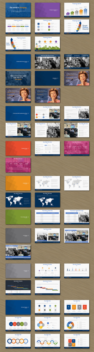 Design de PowerPoint par Venkat pour Smart Cities Council  | Design : #16108688