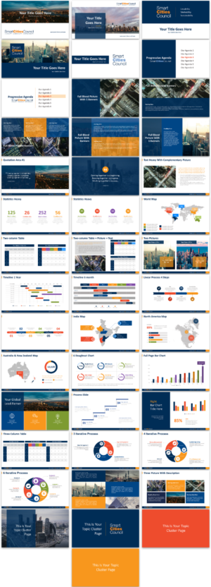 PowerPoint Design by Imazing for Smart Cities Council  | Design: #16016977