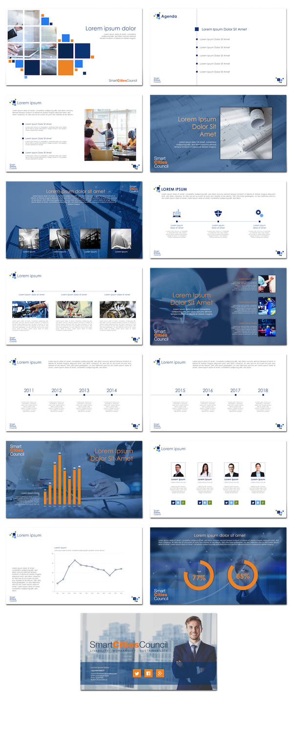 Design de PowerPoint par StonyDog Design pour Smart Cities Council  | Design #16011435