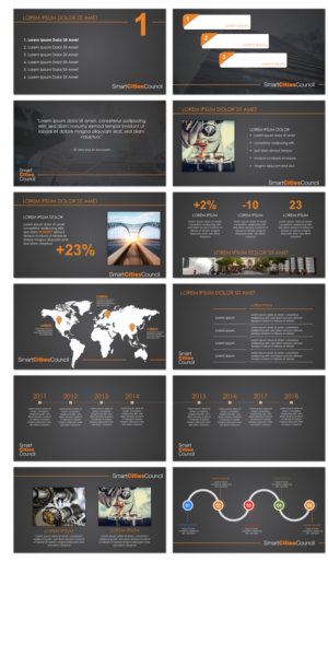 PowerPoint Design by StonyDog Design for Smart Cities Council  | Design: #16021100