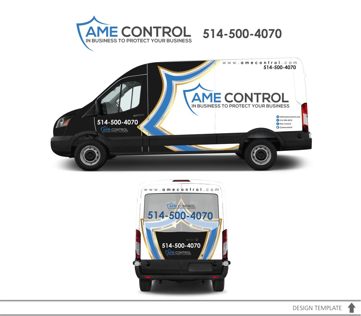 Diseño de Señalética por DesignMX (Renan Mejia) para ame control | Diseño #16051969