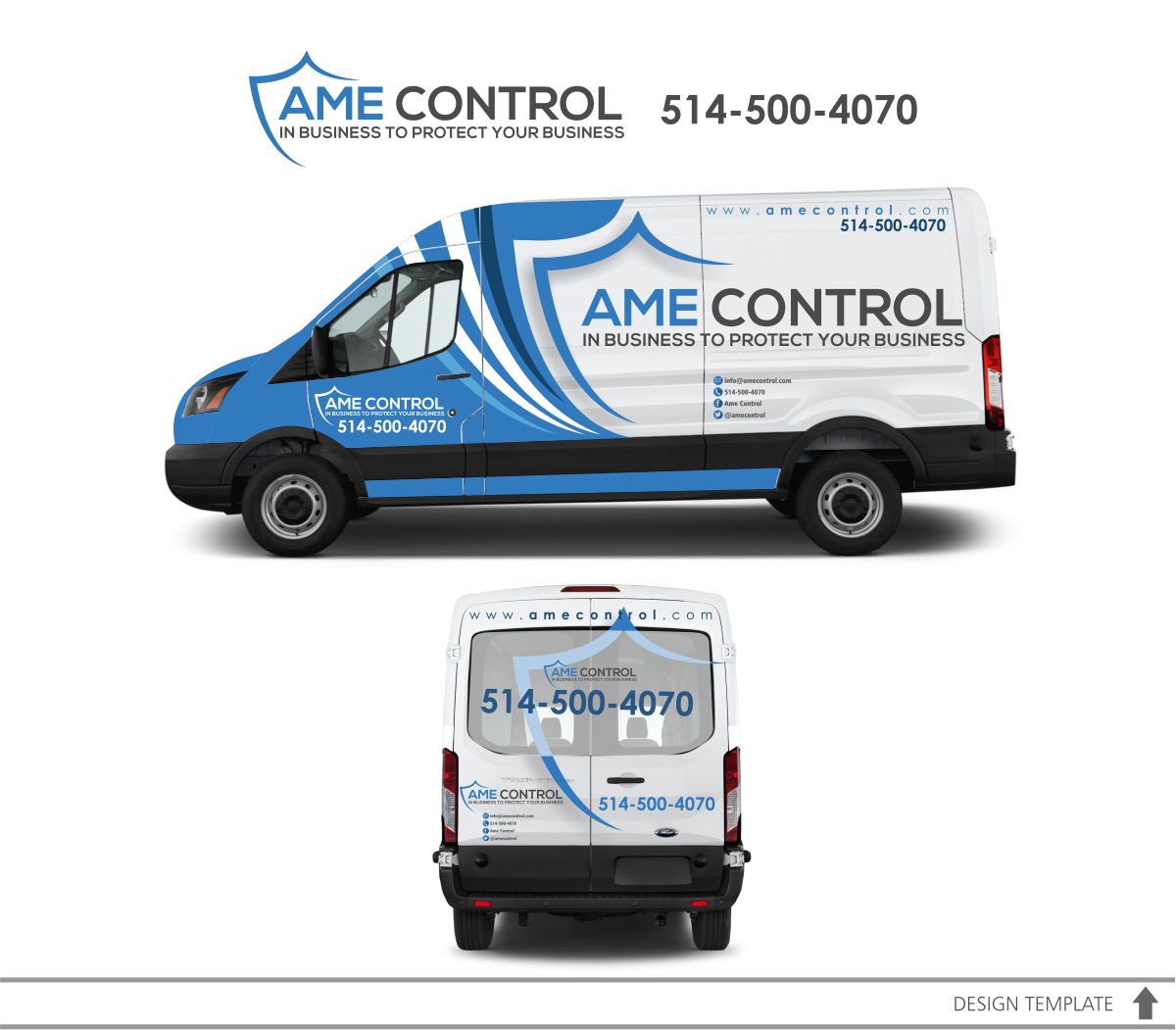 Diseño de Señalética por DesignMX (Renan Mejia) para ame control | Diseño #16052032