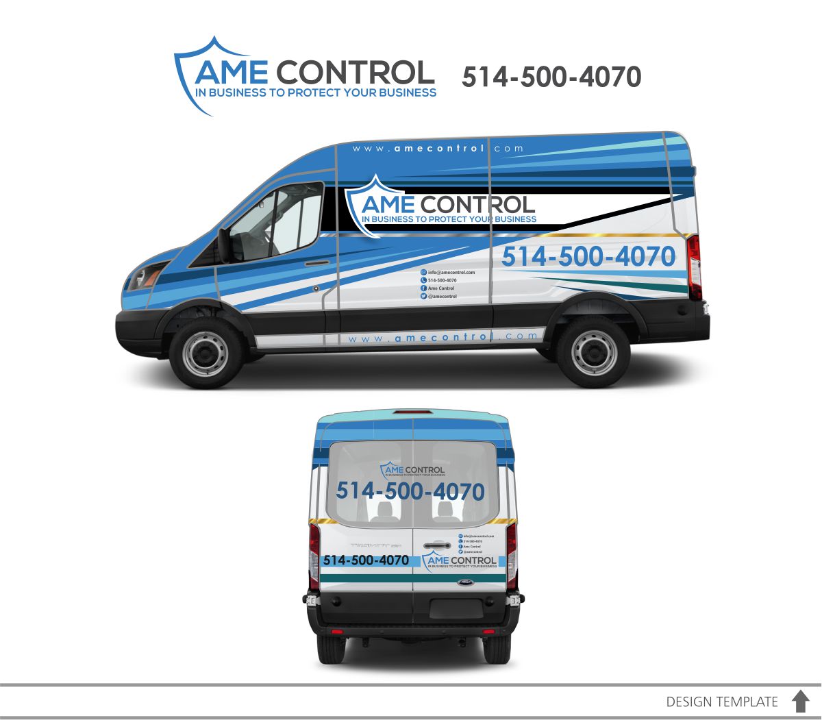 Diseño de Señalética por DesignMX (Renan Mejia) para ame control | Diseño #16052083