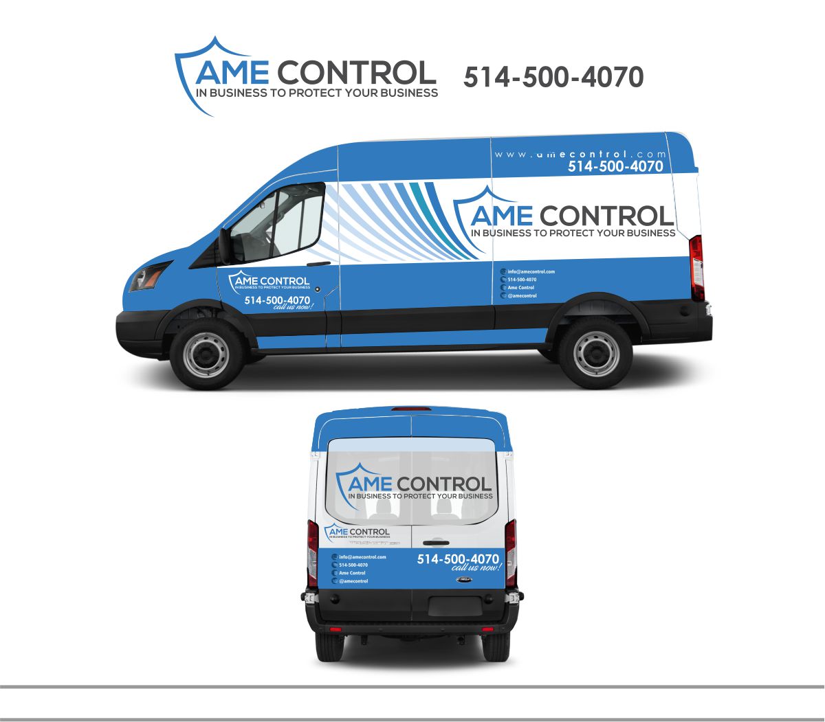 Diseño de Señalética por DesignMX (Renan Mejia) para ame control | Diseño #16075400