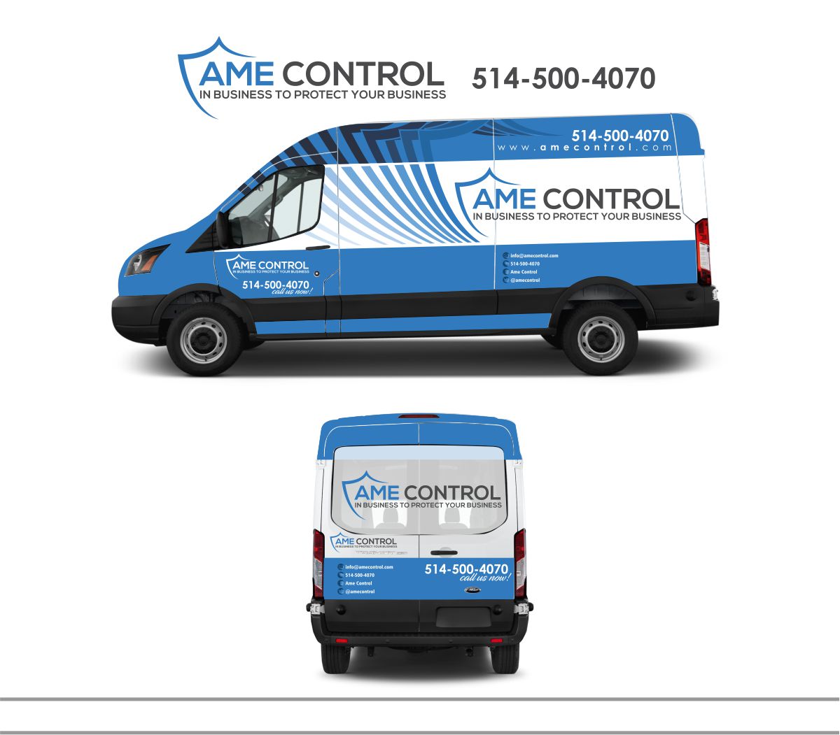 Diseño de Señalética por DesignMX (Renan Mejia) para ame control | Diseño #16075570