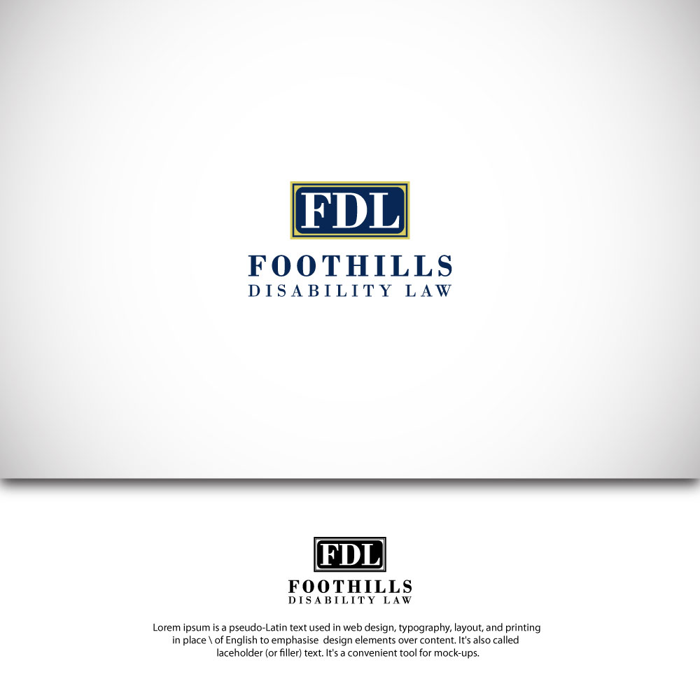 Diseño de Logo por Kingdom Vision para Foothills Disability Law | Diseño #16026398