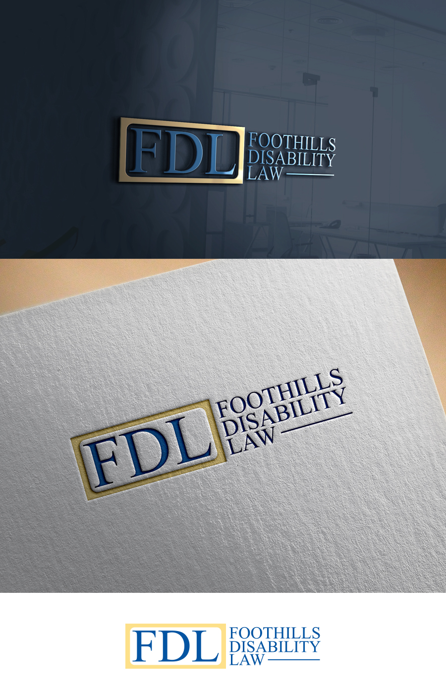 Logo Design by saeinpahore41504 for Foothills Disability Law | Design #16013887