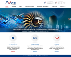 Web Design by harmi_199 for Avem Partners | Design: #16050470