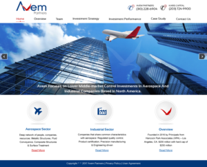 Web Design by harmi_199 for Avem Partners | Design: #16051189