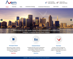 Web Design by harmi_199 for Avem Partners | Design: #16051430