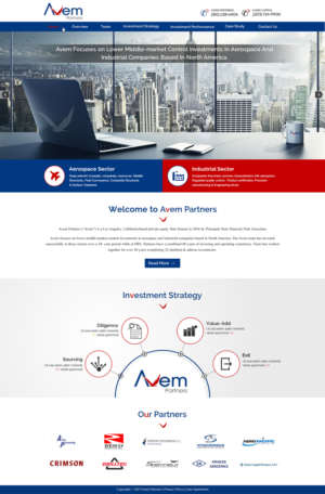 Web Design by harmi_199 for Avem Partners | Design: #16051688