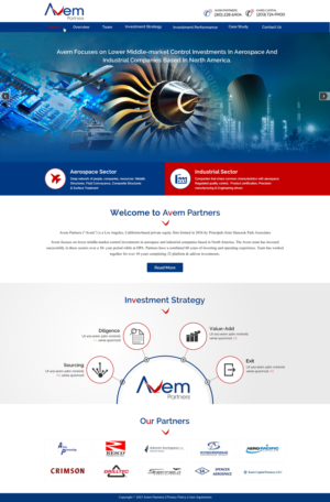 Web Design by harmi_199 for Avem Partners | Design: #16051689
