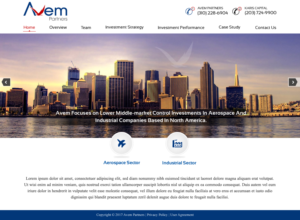 Web Design by harmi_199 for Avem Partners | Design: #16255552