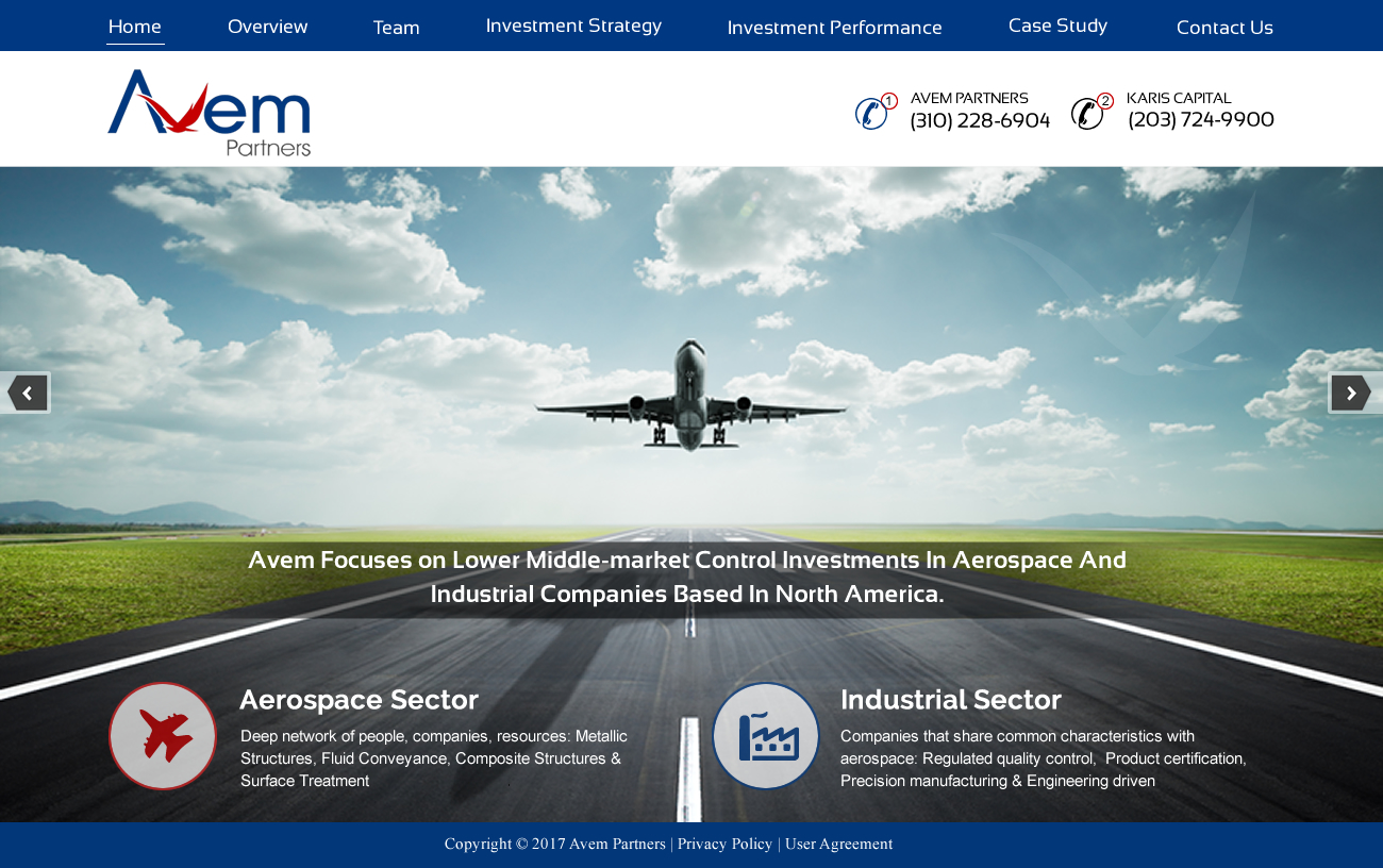 Web Design by HarmiDesigning for Avem Partners | Design #16255851