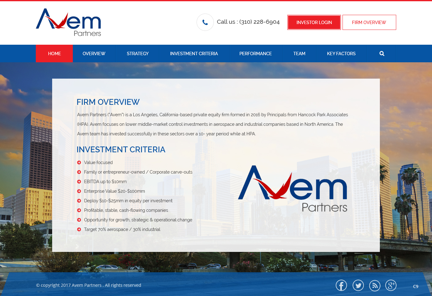 Diseño Web por pb para Avem Partners | Diseño #16021780