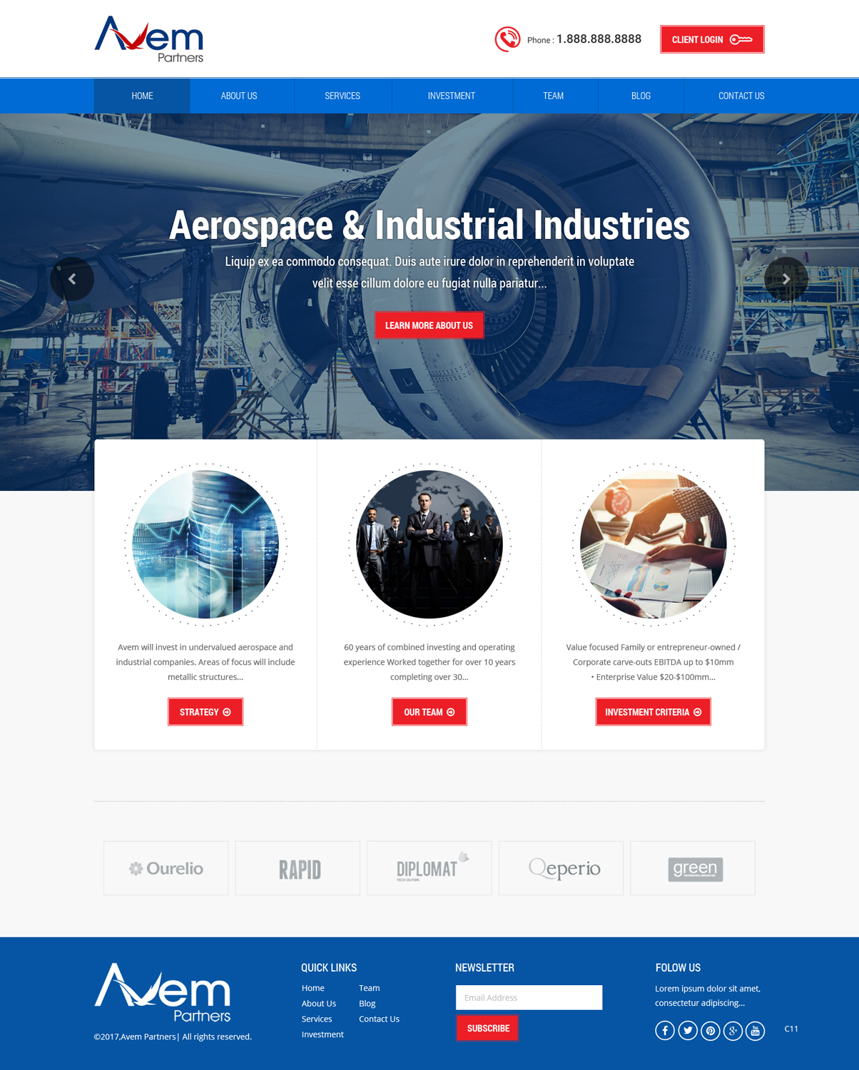 Web Design by pb for Avem Partners | Design #16021787
