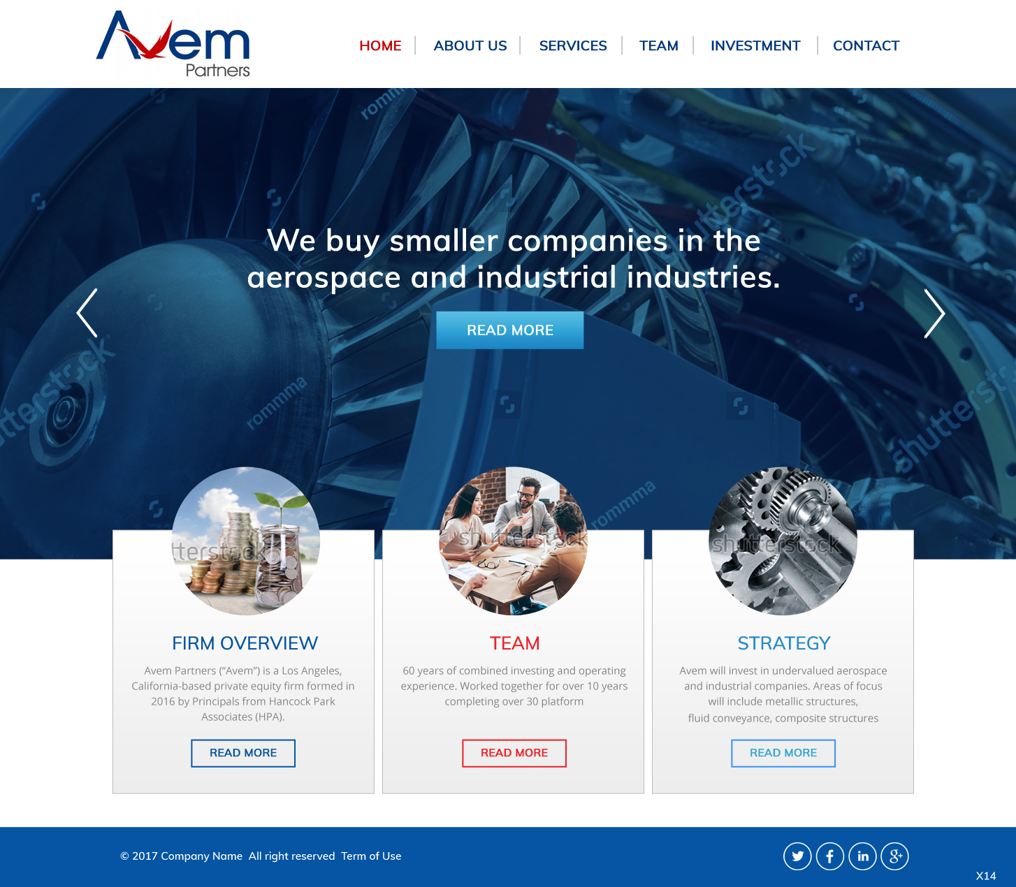 Web Design par pb pour Avem Partners | Design #16021792