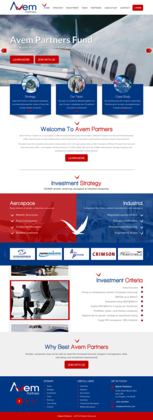 Web Design by rightway for Avem Partners | Design: #16095186