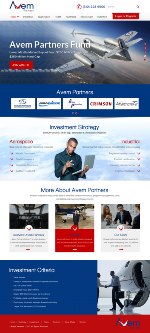 Web Design by rightway for Avem Partners | Design: #16095190