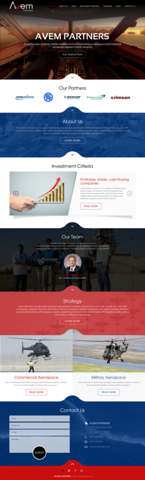 Web Design by rightway for Avem Partners | Design: #16095267