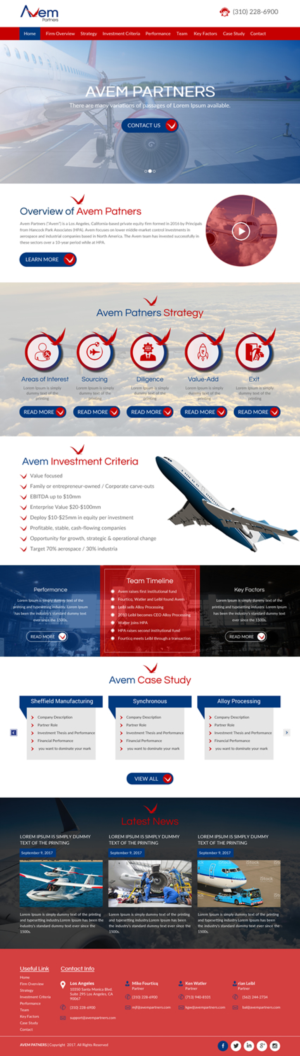 Web Design by rightway for Avem Partners | Design: #16095269