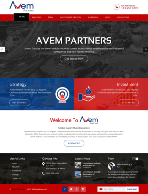 Web Design by rightway for Avem Partners | Design: #16095271